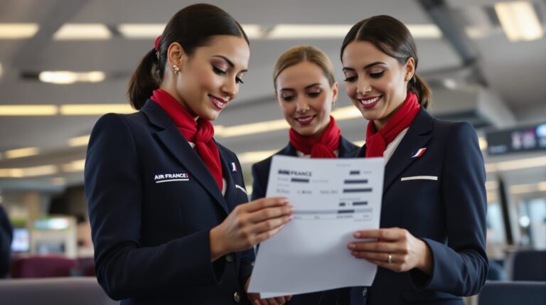 salaire hotesse air france