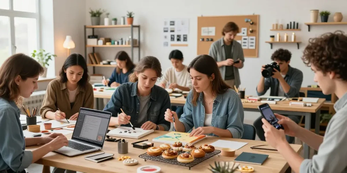 métier créatif sans diplome