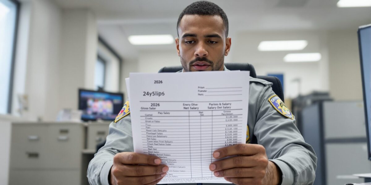 salaire gardien de prison débutant