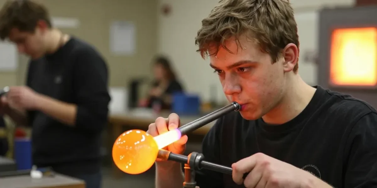 souffleur de verre ecole